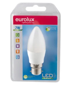 Eurolux LED Candle B22 7w Warm White