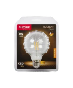 Eurolux LED Filament E27 4w Warm White Maxi Globe