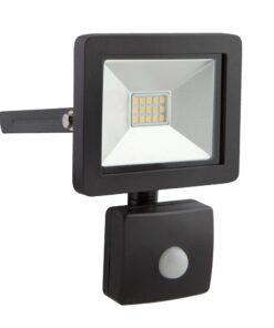 Eurolux Led Floodlight 10w With Sensor Black
