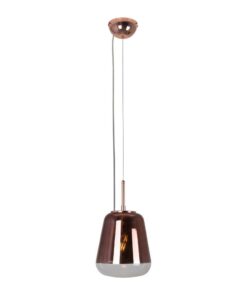 Eurolux - LED - Pendant - Copper and Transparent Glass