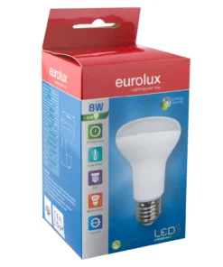 Eurolux LED R63 Reflector Lamp E27 8w Cool White