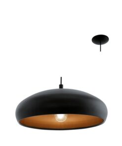 Eurolux - Mogano1 Pendant 400mm Black/Copper