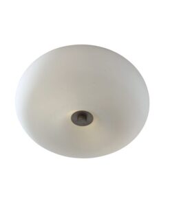 Eurolux - Optica Ceiling Light Opal Glass Satin Chrome 280mm