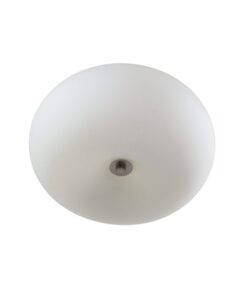 Eurolux - Optica Ceiling Light Opal Glass Satin Chrome 350mm
