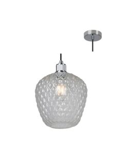Eurolux - Oslo Pendant 180mm Clear Glass
