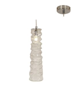 Eurolux - Pendant - 100mm - Chrome/Clear Glass