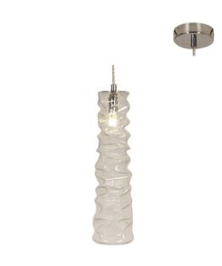 Eurolux - Pendant Chrome/Clear Glass - 100mm