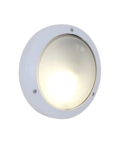 Eurolux - Round Bulkhead Plain White Light 60W