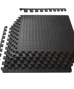 EVA Foam Interlocking Tile Gym Floor Mat - 6 Pieces Pack