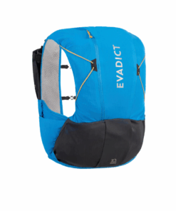Evadict 10L Black Unisex Trail Running Bag - Sold With 1 L Water Bladder - Blue - XS-S