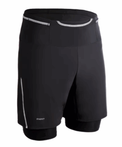 Evadict Men's Comfort Trail Running Shorts Black - S