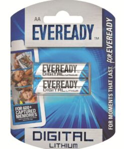 Eveready Lithium AA Batteries (Pack of 2)