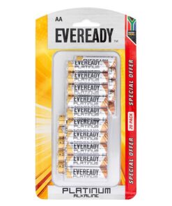 Eveready Platinum Alkaline AA Batteries (Pack of 20)