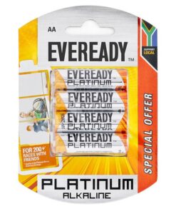 Eveready Platinum Alkaline AA Batteries (Pack of 8)