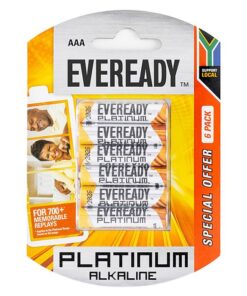 Eveready Platinum Alkaline AAA Batteries (Pack of 6)