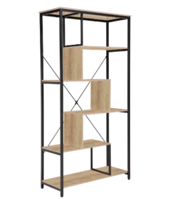 Everfurn Vector Large Steel Frame Bookshelf