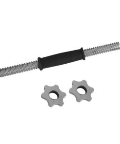 Everlast 35CM Dumbbell Bar with Grip & Spinlock Collars