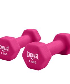Everlast Dumbbells - 2-Pair - Pink - 1.5kg