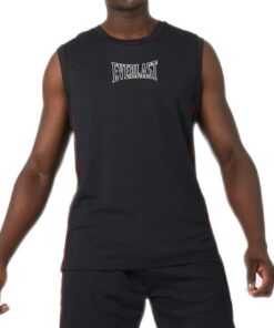 Everlast Men - Basketball Jersey - Black & Red [Parallel Import] - M