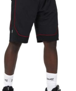 Everlast Men - Basketball Shorts - Black & Red [Parallel Import] - M