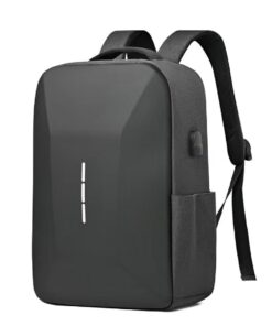 Exclsv Hard Shell Anti-Theft Backpack -Grey
