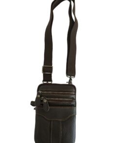 Exclusive Pure Leather Sling - Dark Coffee