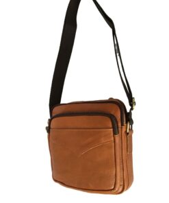 Exclusive Sling Leather Bag - Brown