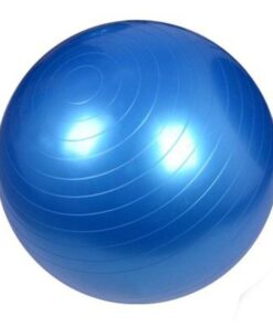 Exercise Yoga Gym Ball Anti Burst Large - Metallic Blue
