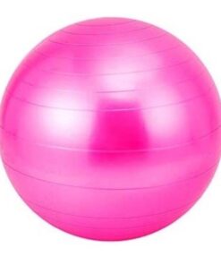 Exercise Yoga Gym Ball Anti Burst Large - Metallic Pink