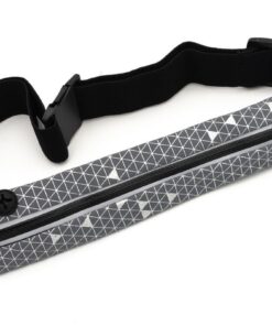 Expandable Running Belt - Water Resistant  - grey