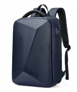 Expandable Travel Backpack Laptop Backpack - Blue
