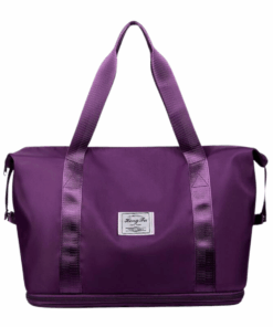 Expandable Travel Weekend - Gym Bag - Plum