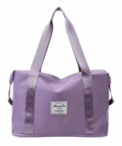 Expandable Travel Weekend - Gym Bag - Purple