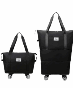 Expandable Travel Weekend---With 4 Wheels - Black