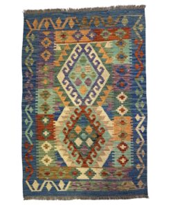 Exquisite Handmade Persian Kilim Chobi Area Rug / Carpet 147 x 98cm