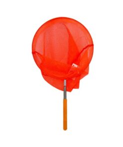 Extendable Fishing Net Butterfly Catcher Telescopic Saucer 85 cm - Orange
