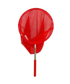 Extendable Fishing Net Butterfly Catcher Telescopic Saucer 85 cm - Red