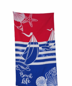 Extra Large Beach /Swimming Summer Towel - Red