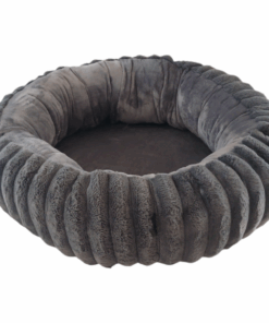 Extra Large Dog Donut Bed - Wolf Grey - XL137 - Machine Washable