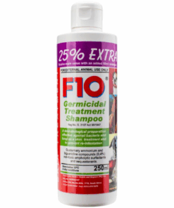 F10 - 250ml Germicidal Shampoo for Skin and Coat Treatment For All Dogs