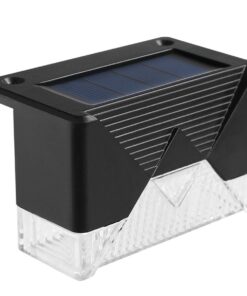 FA-6002 Solar Powered Wall Deck Lamp White Light Pack of 4