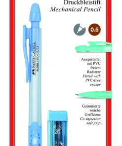 "Faber Castell Bubble Mechanical Pencil 0,5mm Plus Spare Leads"