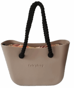 Fairybag High Quality Handbag Large - Floral Inner Beige