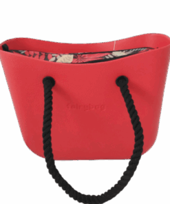 Fairybag High Quality Handbag Large, Floral Red