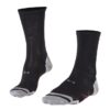FALKE Pedal Pressure Free Plain Cycling Socks - Black - 4-7