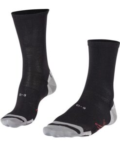 FALKE Pedal Pressure Free Plain Cycling Socks - Black - 8-12