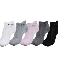Falke Sport Socks - 5 Pack - White / Pink - 4-7