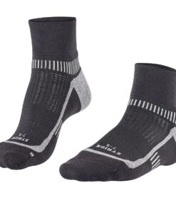 FALKE Stride Anklet Performance Running Socks - Black - 10-12