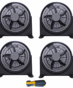 Fan Floor Fan 20 Inch, Four Fans With Screwdriver Set