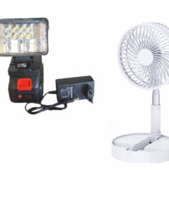Fan Portable Folding Charging Fan With LED Lithium 21V Light
